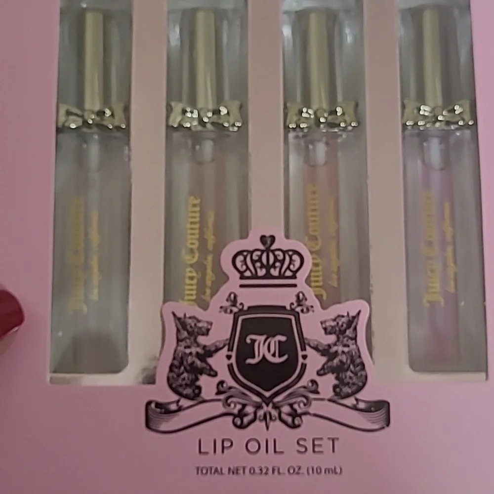 Juicy Couture Lip Oil Collection - Clear and Light Purple